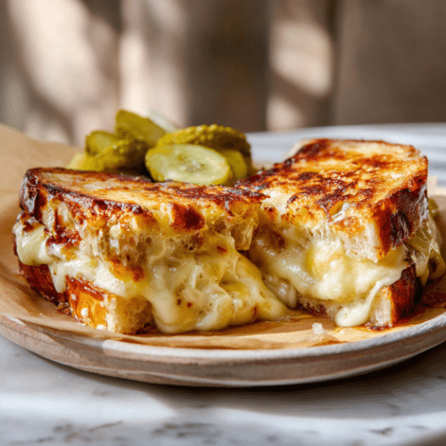 Classic Croque Monsieur with Mornay Sauce