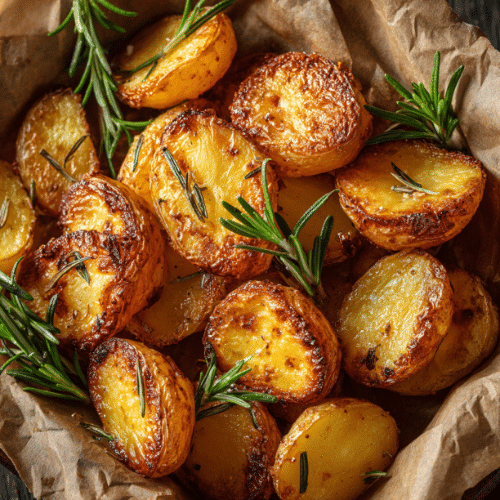 Crispy Roasted Potatoes with Fresh Rosemary