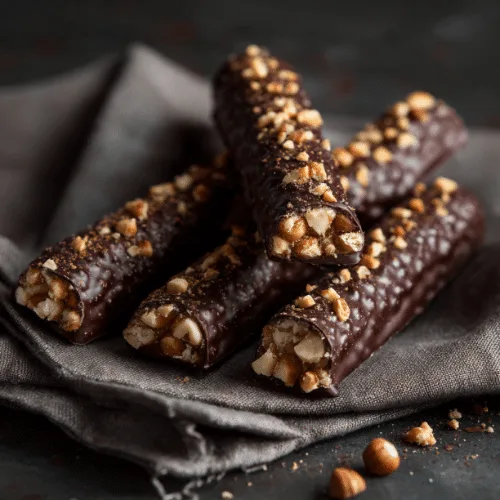 Chocolate-Covered Hazelnut Wafer Fingers