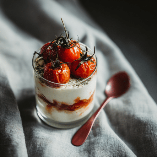 Roasted Tomato & Goat Cheese Verrines