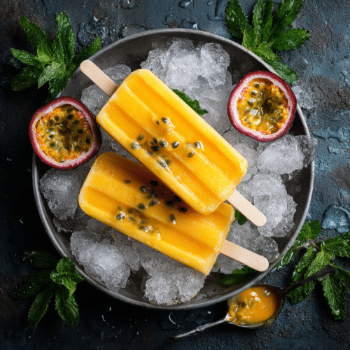 Passion Fruit Ice Pops