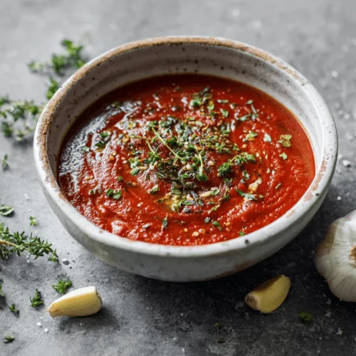 Roasted Garlic Tomato Sauce