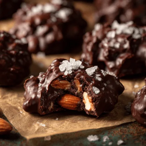 Dark Chocolate Almond Clusters