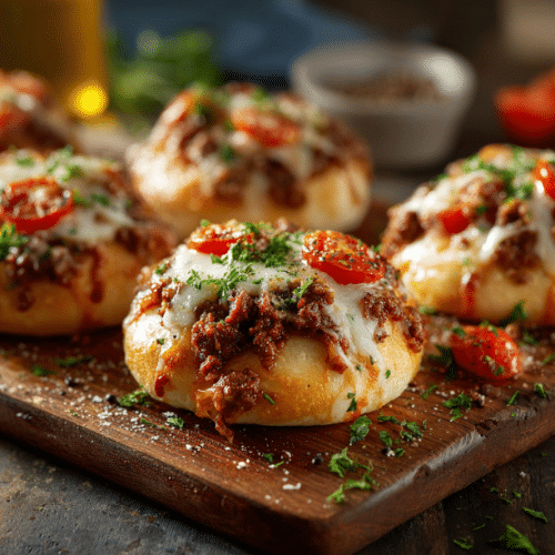 Mini Meat Lover’s Pizza Buns