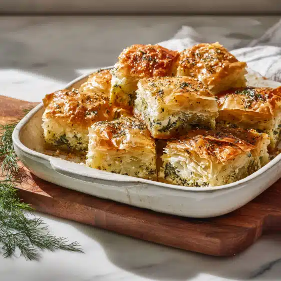 Spinach and Feta Spanakopita Bake