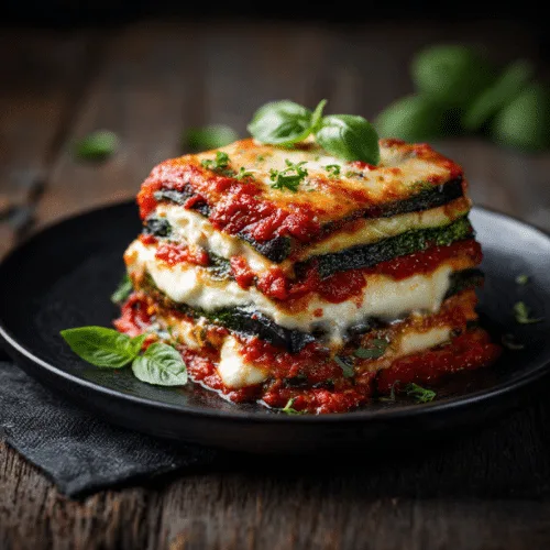Zucchini Lasagna with Ricotta and Marinara