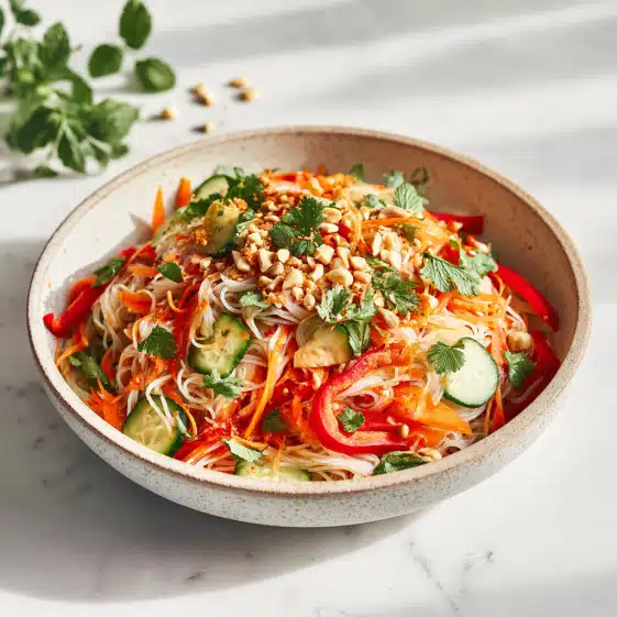 Thai-Inspired Peanut Noodle Salad
