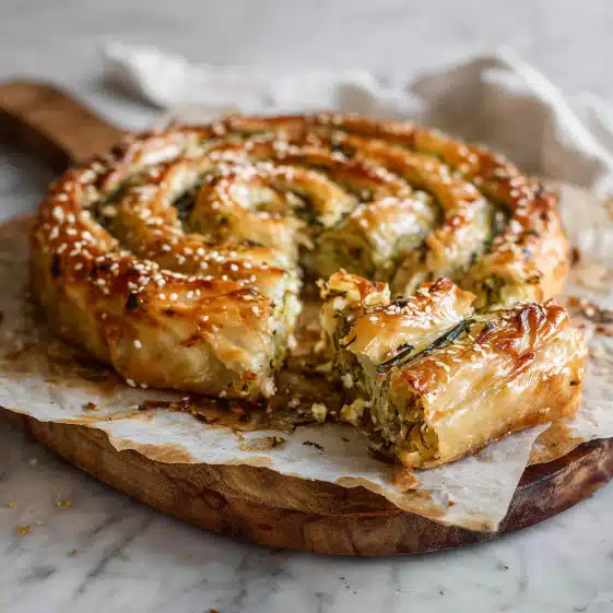 Zucchini and Feta Spiral Burek