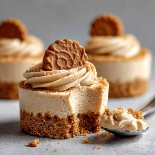 Mini Biscoff Cheesecakes