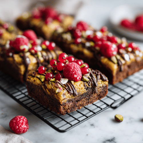 Gourmet Peanut Butter Brownie Bars