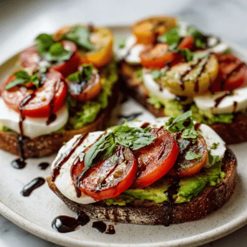 Caprese Avocado Toast