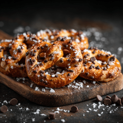 Soft Chocolate Chip Pretzels