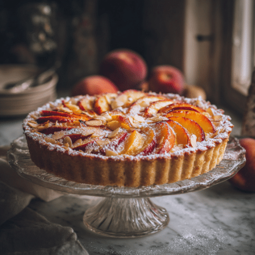 Nectarine Almond Tart