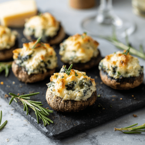 Creamy Herb-Stuffed Mushrooms
