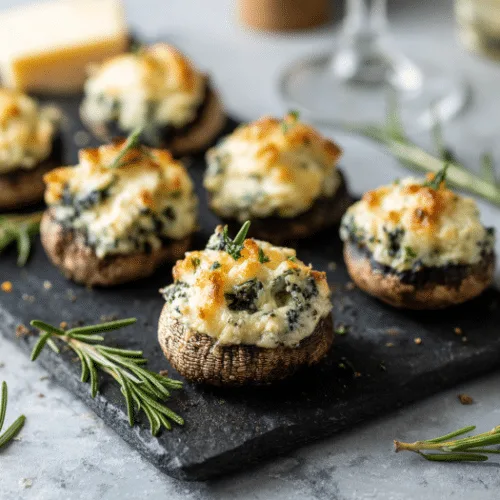 Creamy Herb-Stuffed Mushrooms