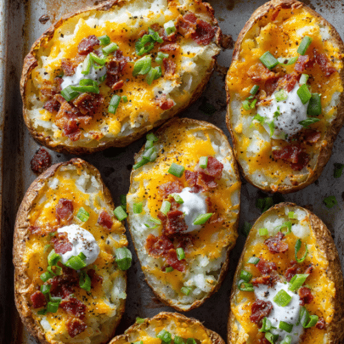 Loaded Twice-Baked Potatoes