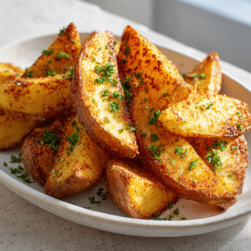 Crispy Baked Potato Wedges
