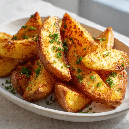 Crispy Baked Potato Wedges