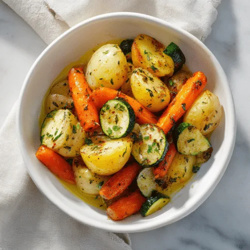 Garlic Herb Roasted Vegetables