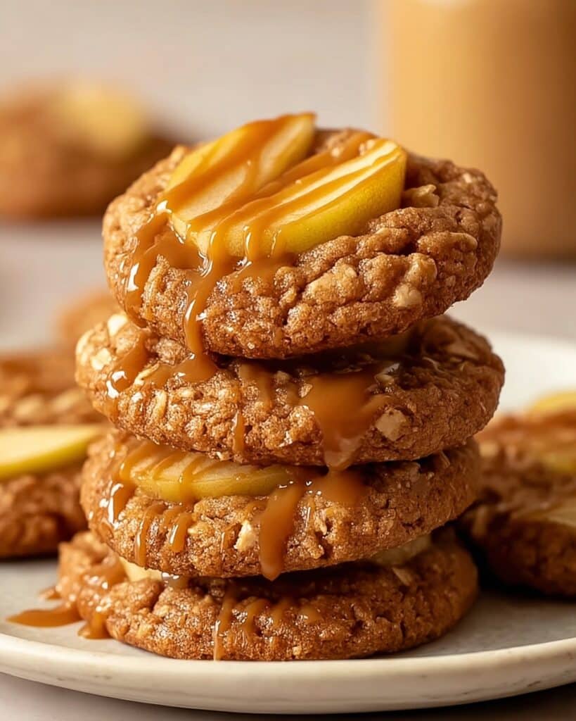 Caramel Apple Cinnamon Cookies Recipe