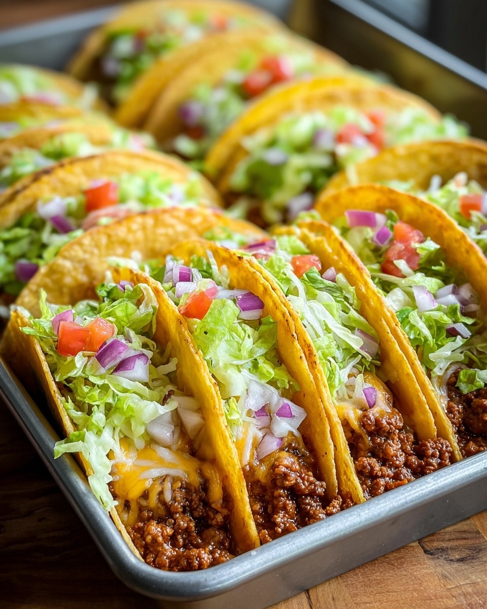 Oven-Baked Cheesy Tacos (Crispy & Loaded) Recipe - Recipe Image