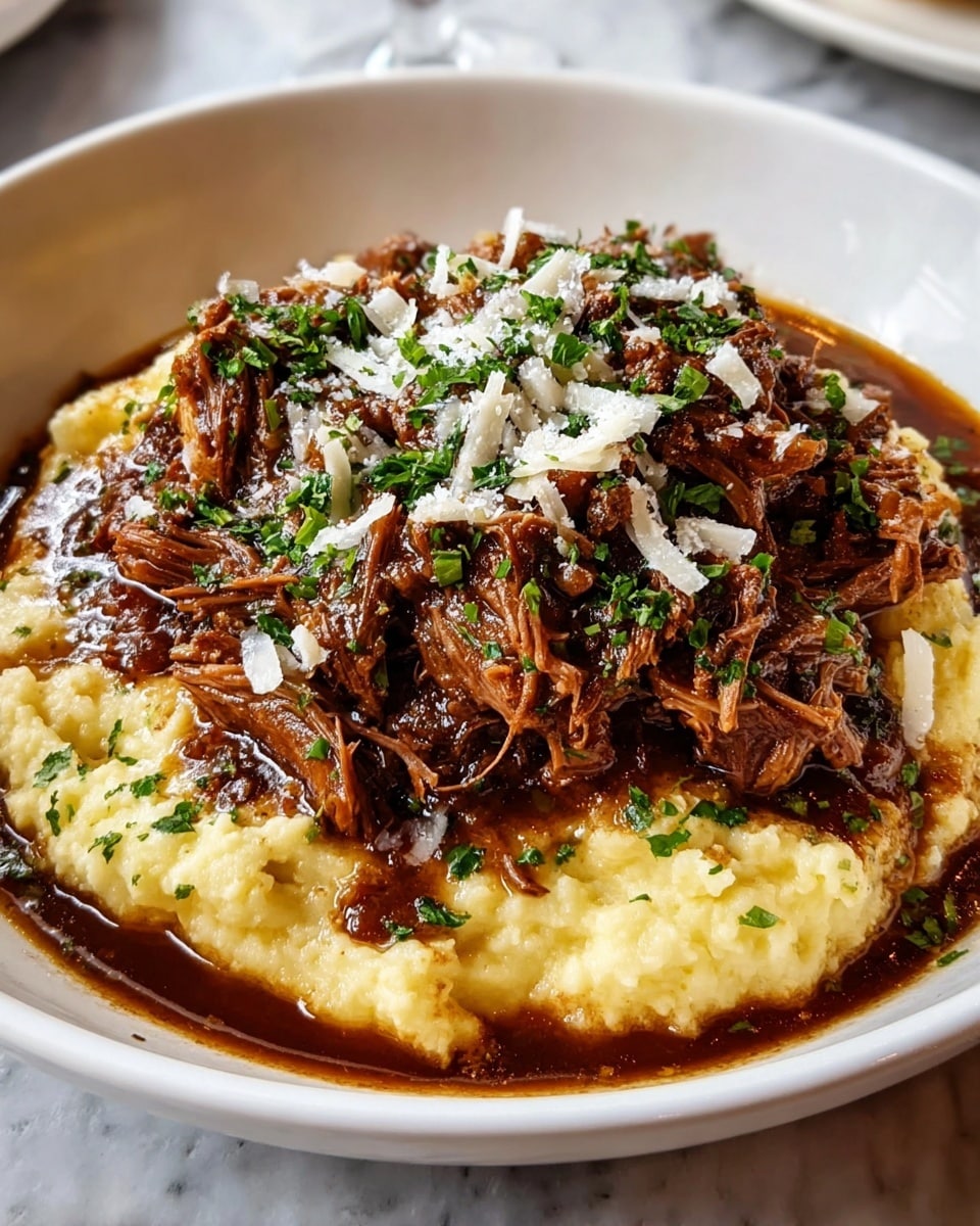 Short Rib Ragu with Parmesan Mashed Potatoes Recipe - Recipe Image