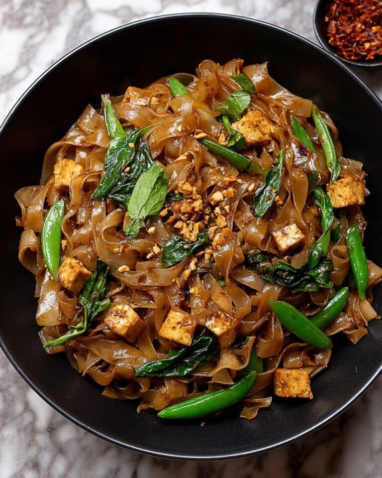 Street Style Thai Drunken Noodles Recipe
