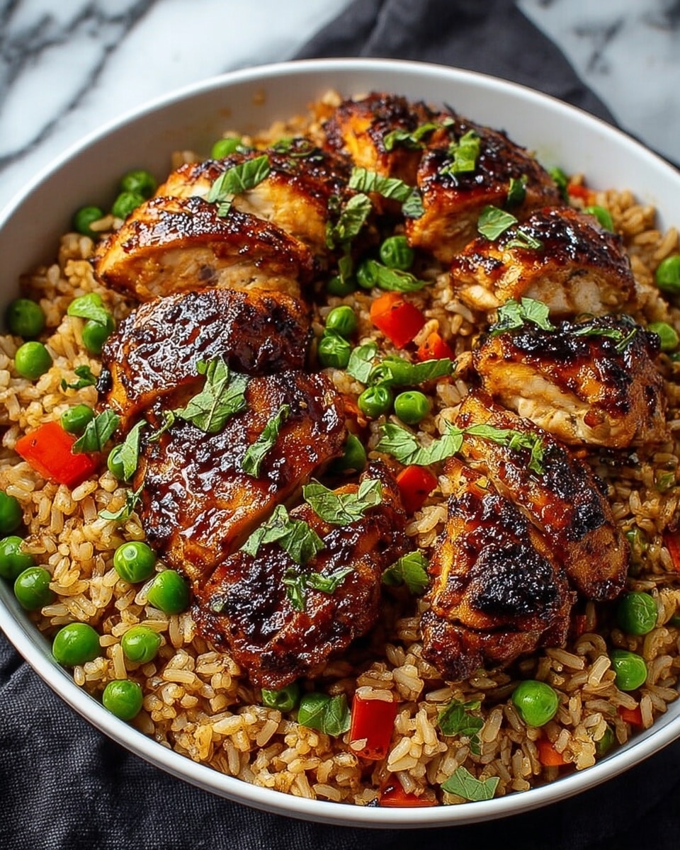 Caribbean Jerk Chicken and Rice Recipe - Recipe Image