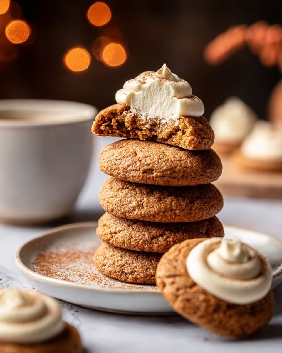 Pumpkin Spice Cookies with Cream Cheese Frosting Recipe - Recipe Image