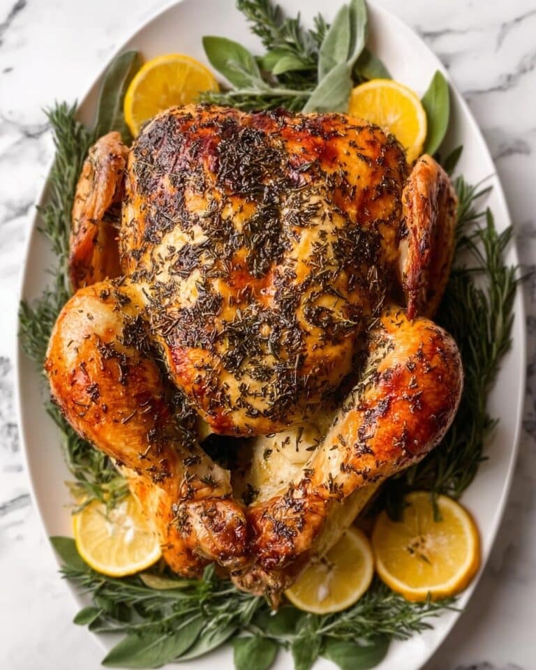 Juicy Herb-Infused Roast Turkey for the Holidays Recipe