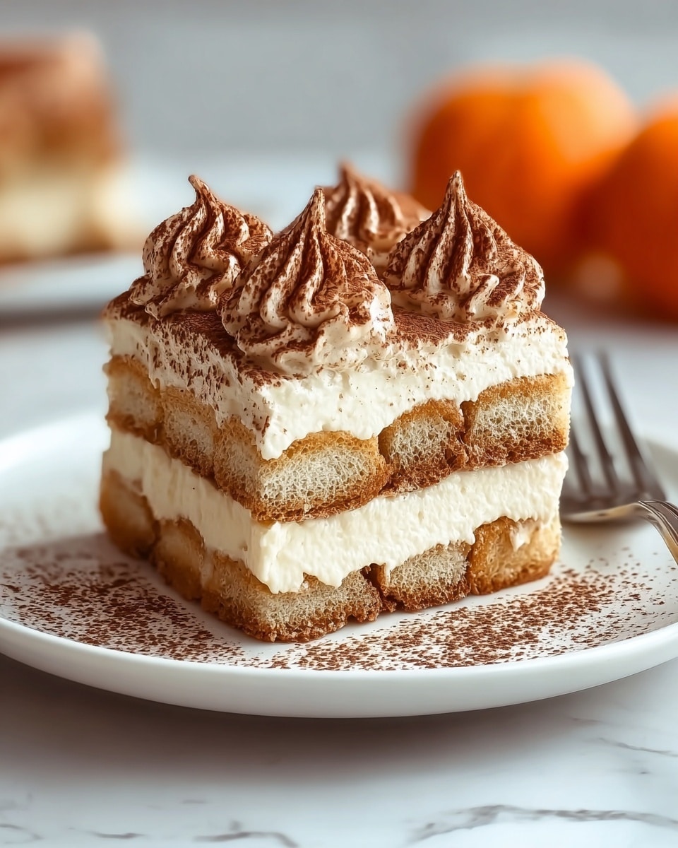 Creamy Pumpkin Tiramisu Recipe - Recipe Image