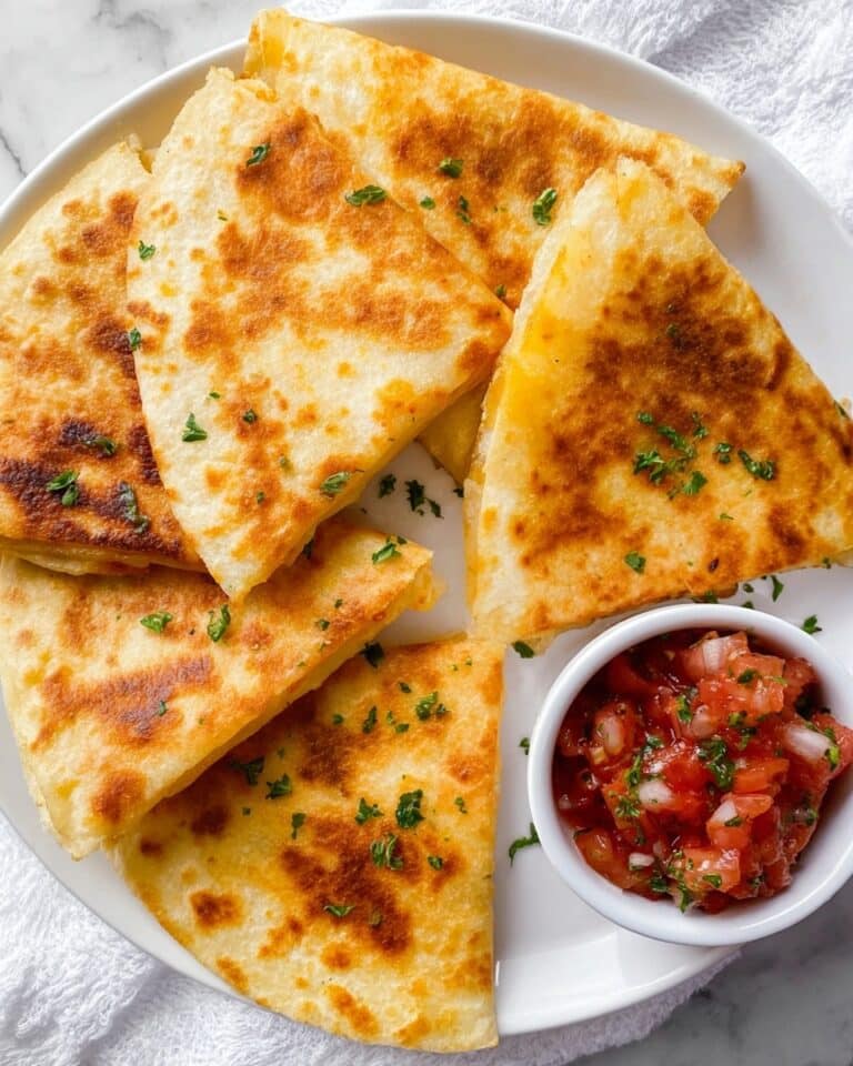 Simple Cheese Quesadilla Recipe (Air Fryer or Stove Top) Recipe