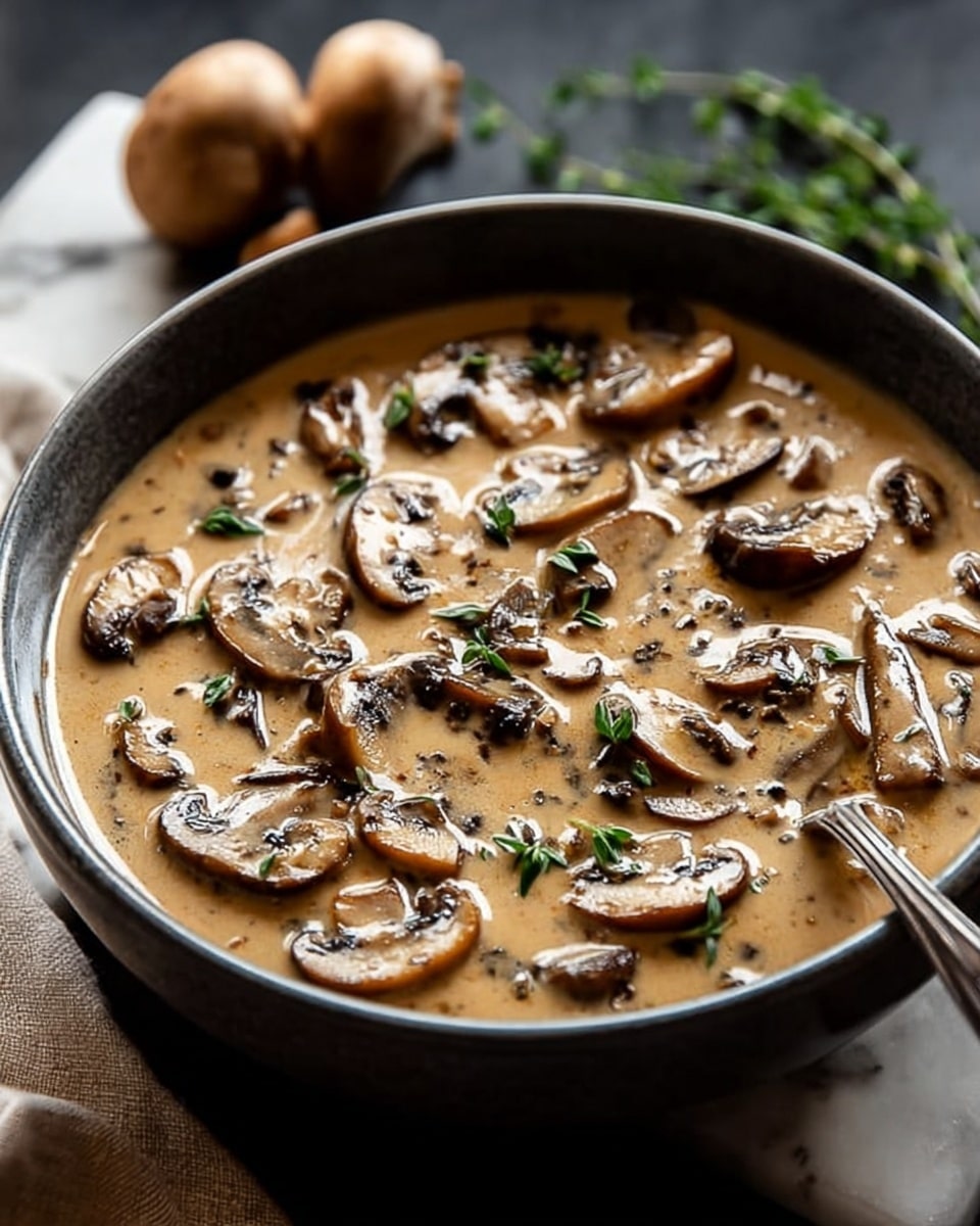 Mushroom and Seitan Stroganoff Recipe - Recipe Image