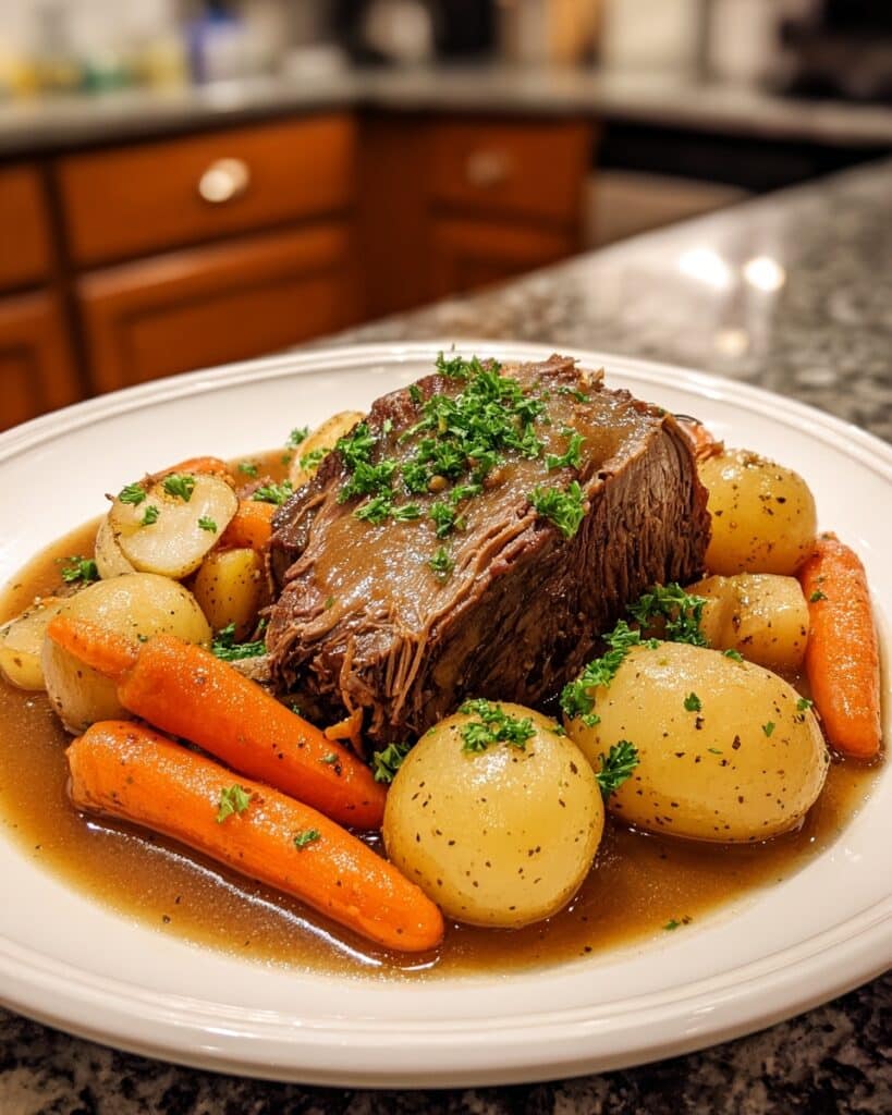 Pot Roast Slow Cooker Fast & Easy Recipe