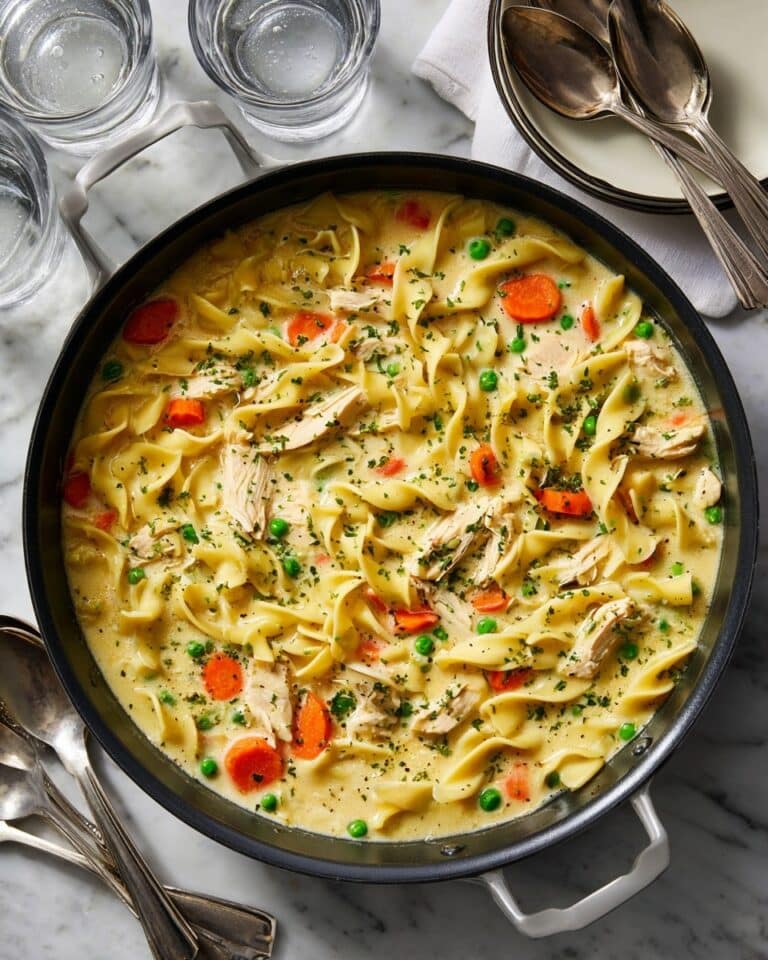Creamy Chicken Noodle Soup Recipe