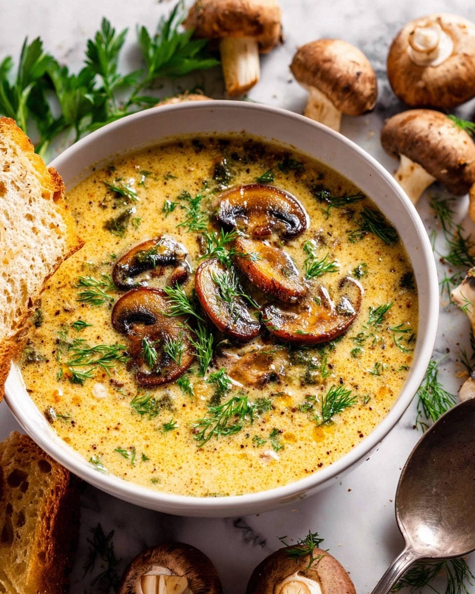 Wild Rice and Mushroom Soup Recipe - Recipe Image