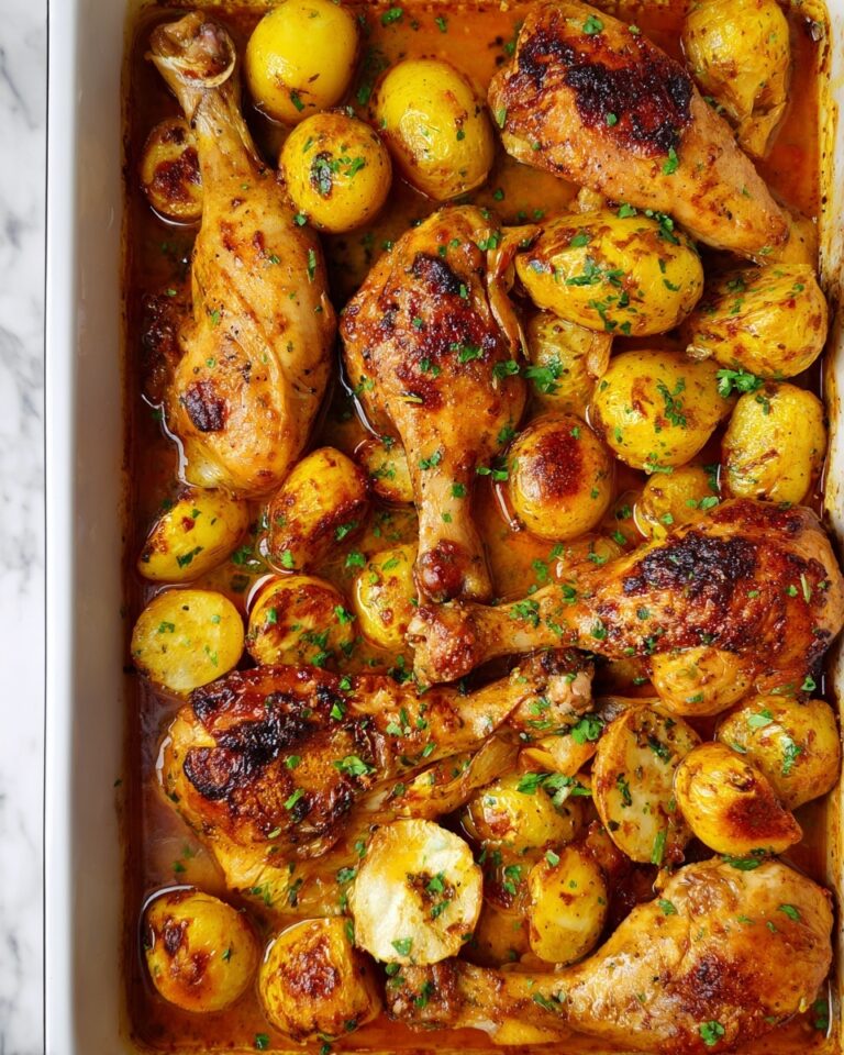 One Pan Lemon Herb Chicken and Potatoes Recipe