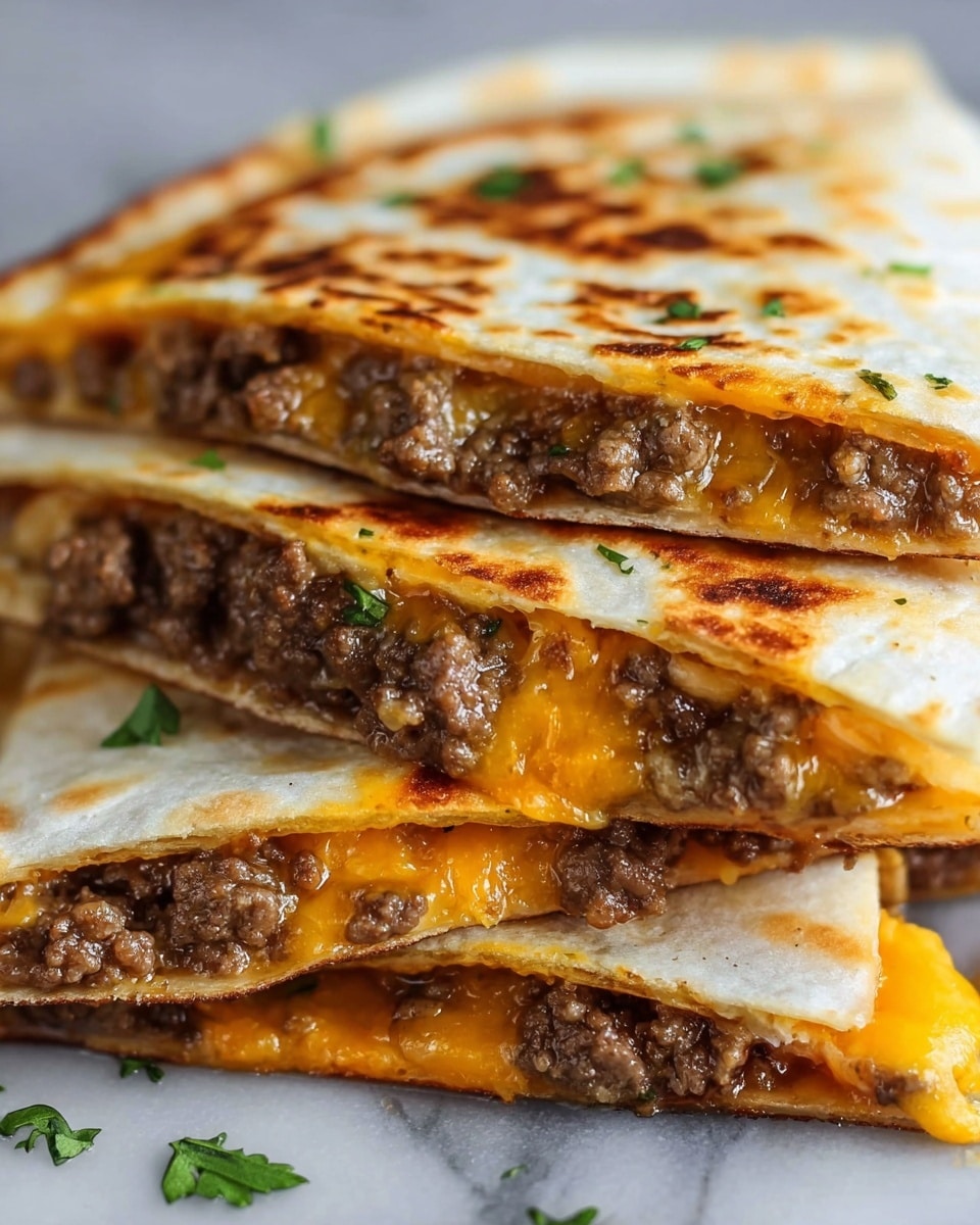 Smashburger Quesadillas Recipe - Recipe Image
