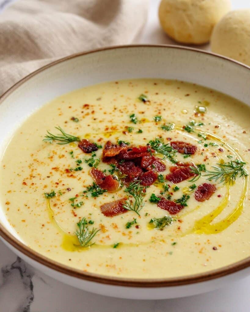 Easy Roasted Garlic Soup Recipe