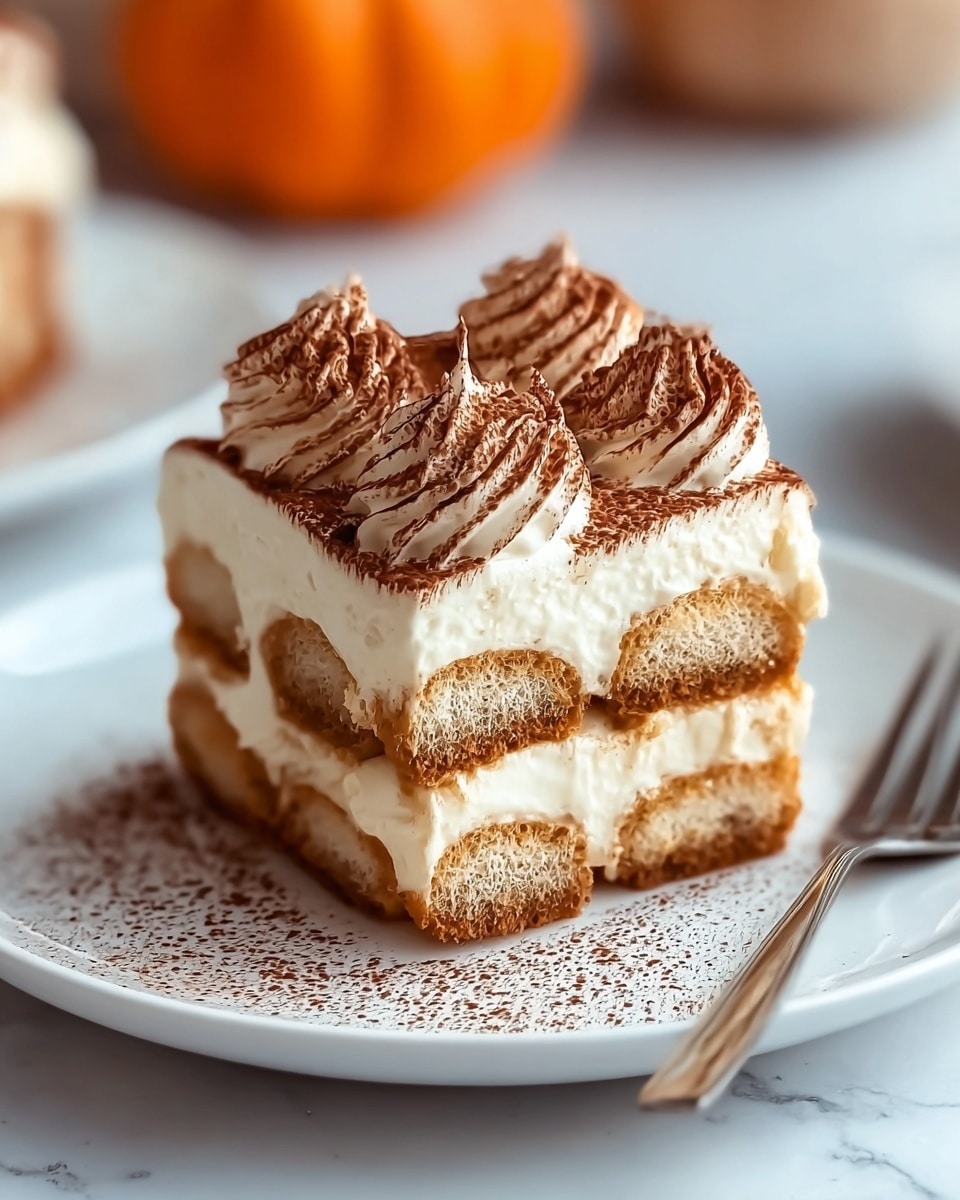 Creamy Pumpkin Tiramisu Recipe - Recipe Image