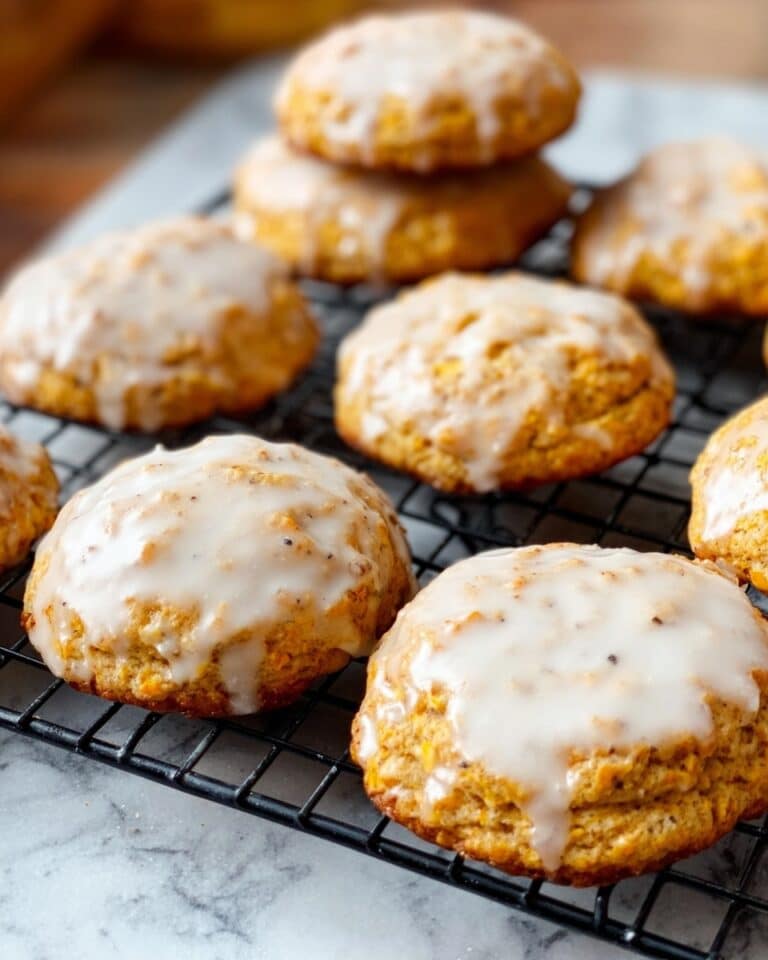 Baked Pumpkin Fritters with Maple Glaze Recipe