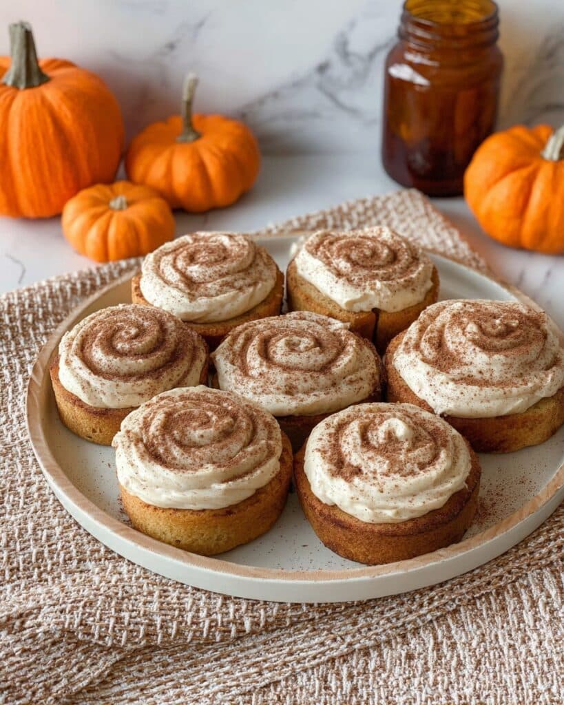 Soft Pumpkin Cookies with Cinnamon Frosting Recipe