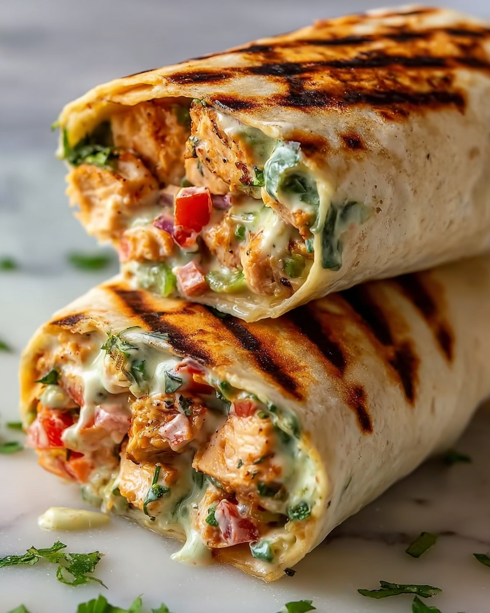 Ranch Grilled Chicken Burrito Recipe - Recipe Image