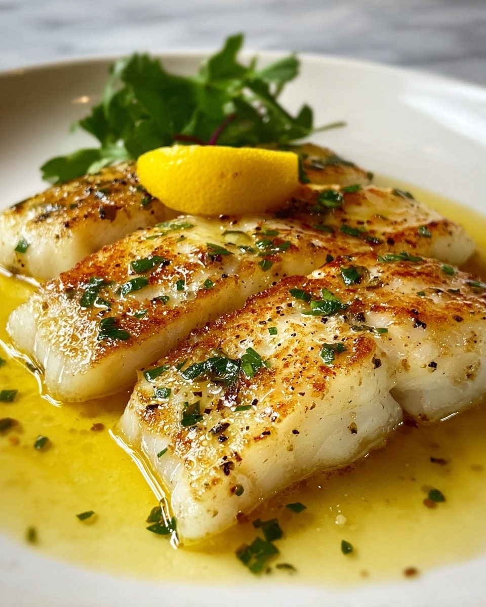 Lemon Butter Fish Fillet Recipe - Recipe Image