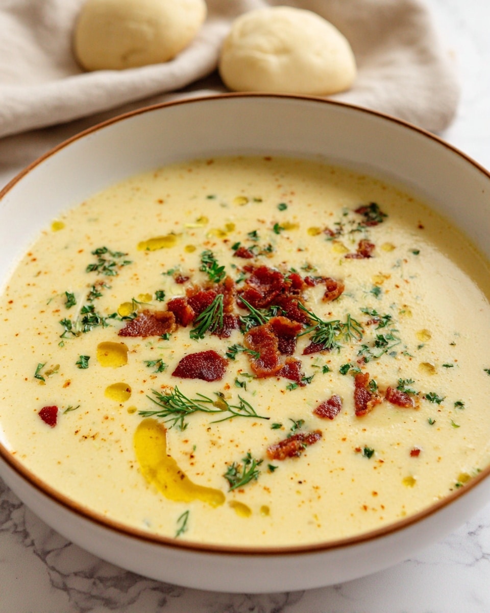 Easy Roasted Garlic Soup Recipe - Recipe Image