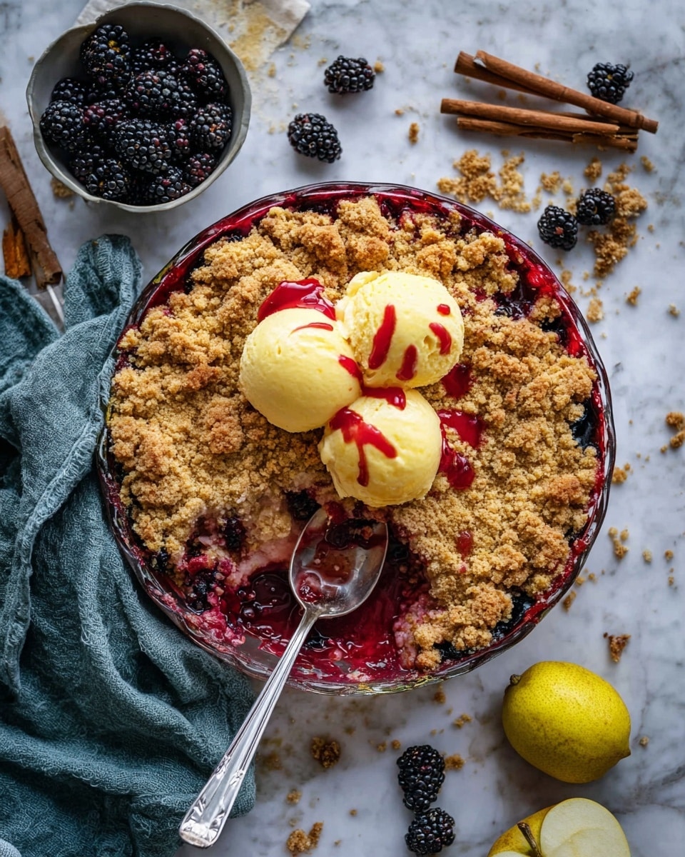 Apple and Blackberry Crumble Recipe - Recipe Image