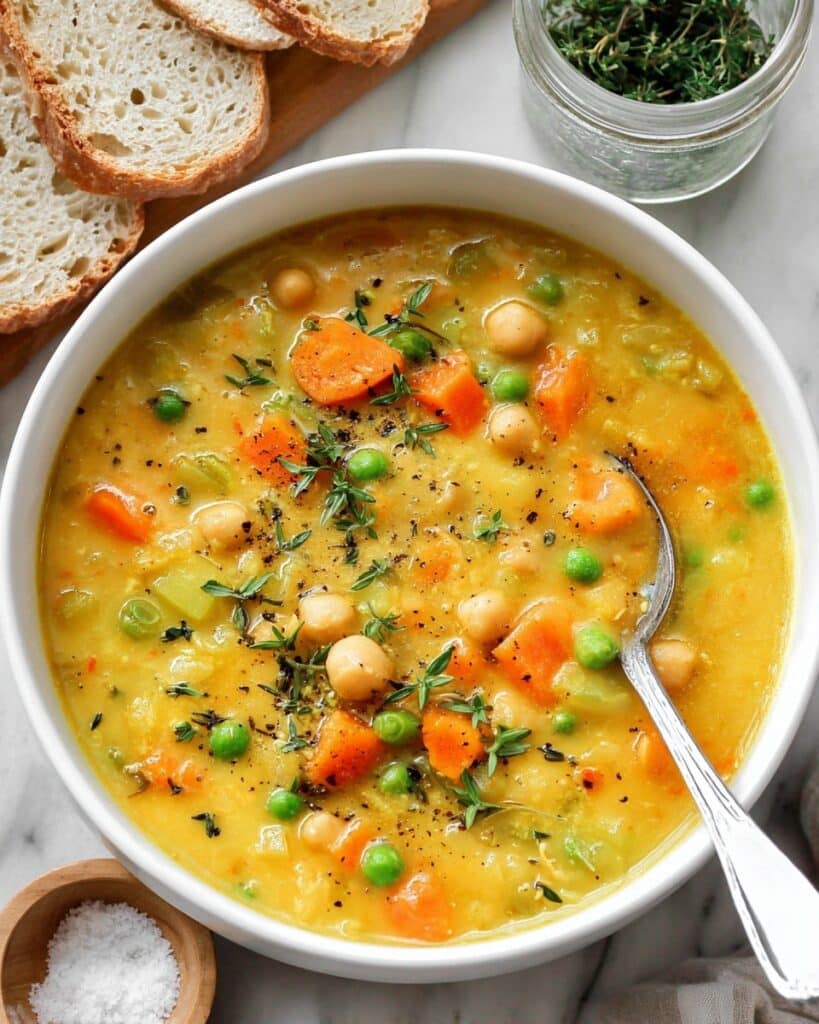 One-Pot Creamy Vegetable Soup Recipe