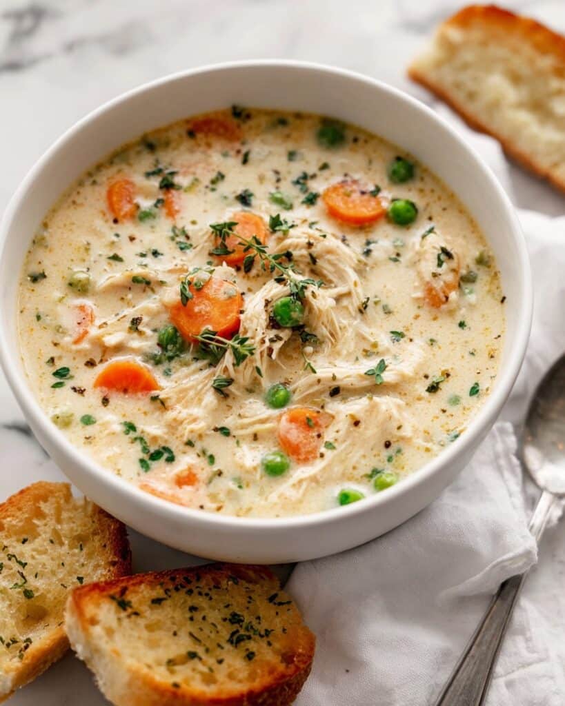 Chicken Pot Pie Soup Recipe