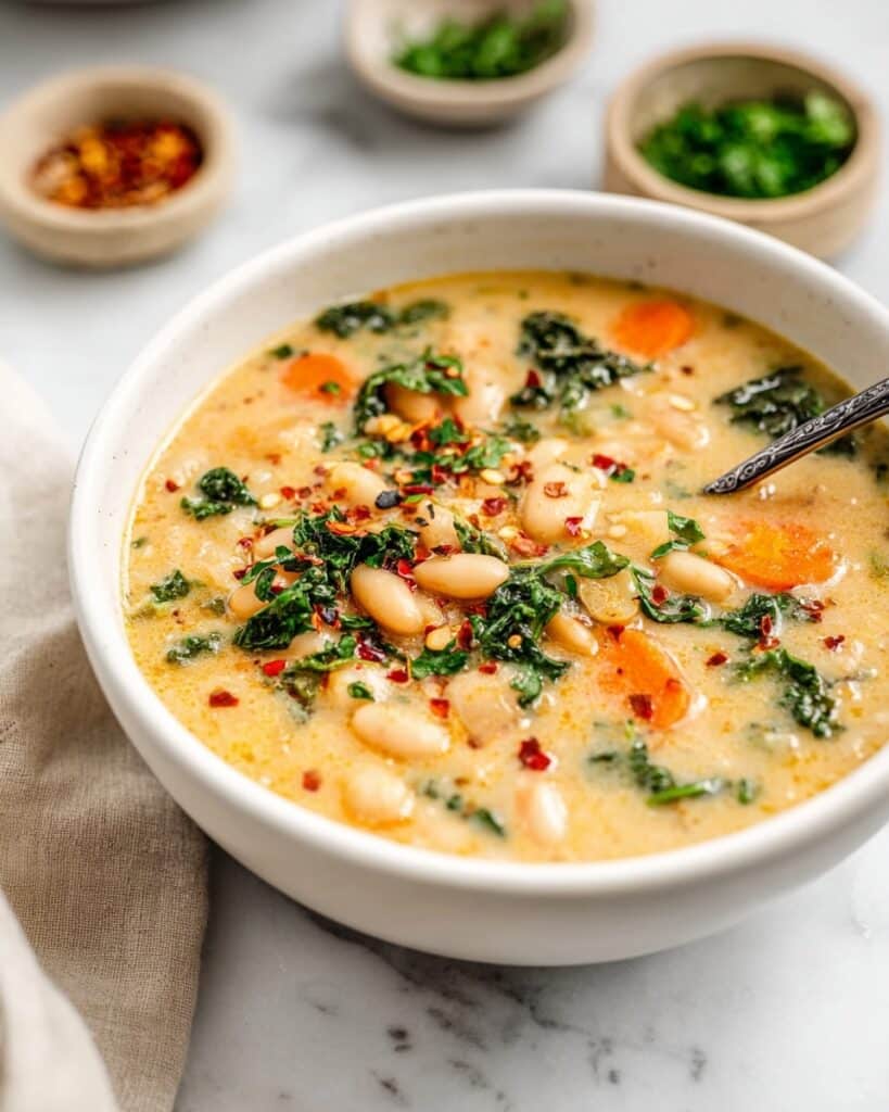 Tuscan White Bean Soup Recipe