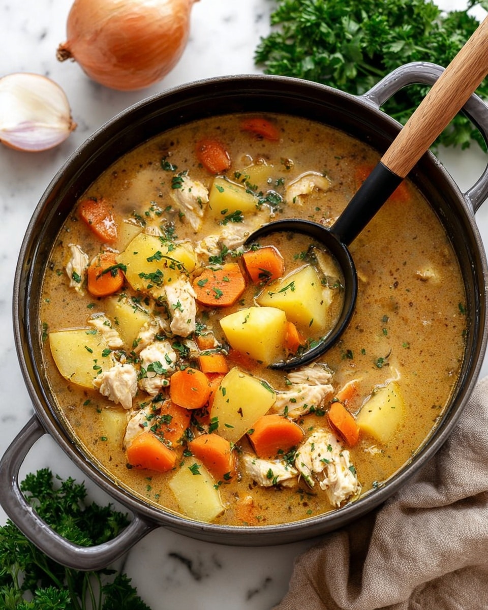 Hearty One-Pot Stewed Chicken Recipe - Recipe Image